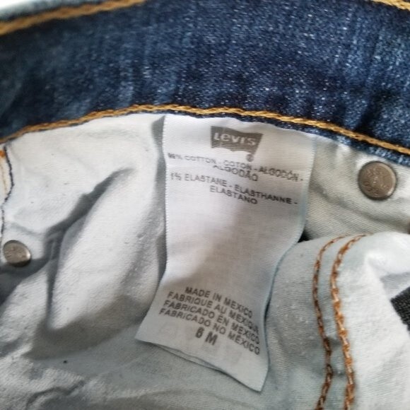 Levi's Women's Boot Cut Jeans - Dark Blue - Picture 4 of 6